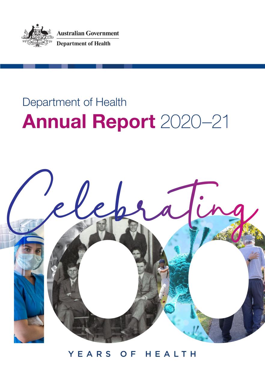 Department of Health Annual Report 2020–21