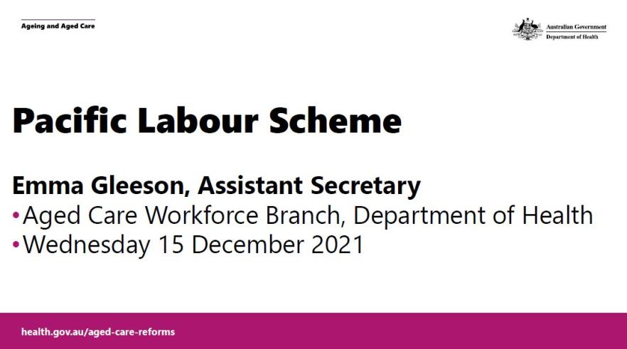 Pacific Labour Scheme webinar