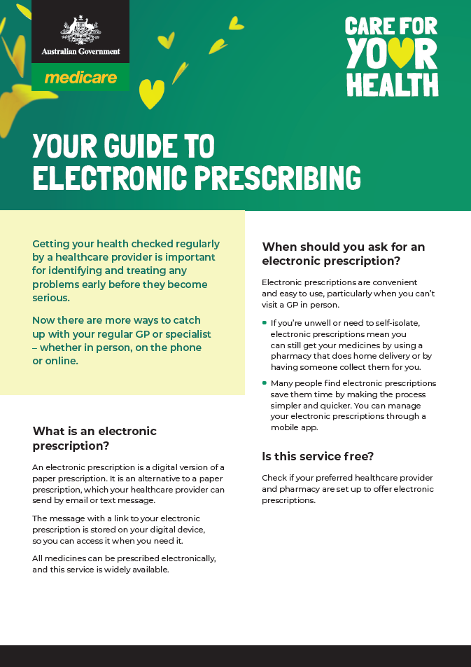 Your guide to electronic prescribing