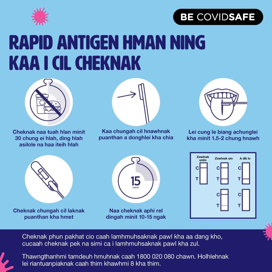 Coronavirus (COVID-19) – Social – RAPID ANTIGEN HMAN NING KAA I CIL CHEKNAK (Rapid antigen oral saliva test)