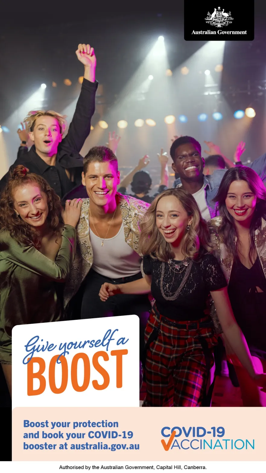 COVID-19 vaccination – Out of home campaign – Concert