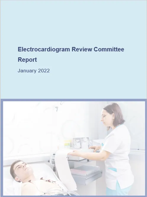 Electrocardiogram Review Committee Report 