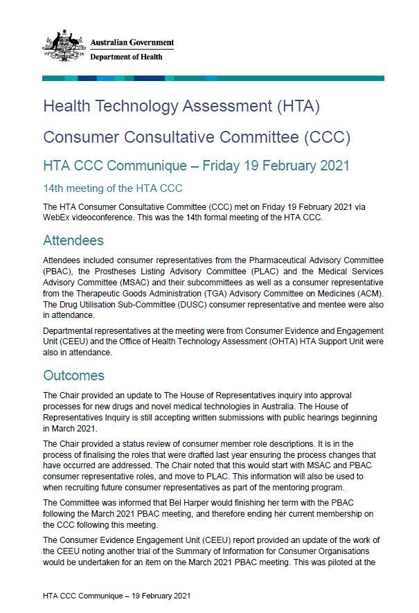19 Feb 2021 communique – HTACCC