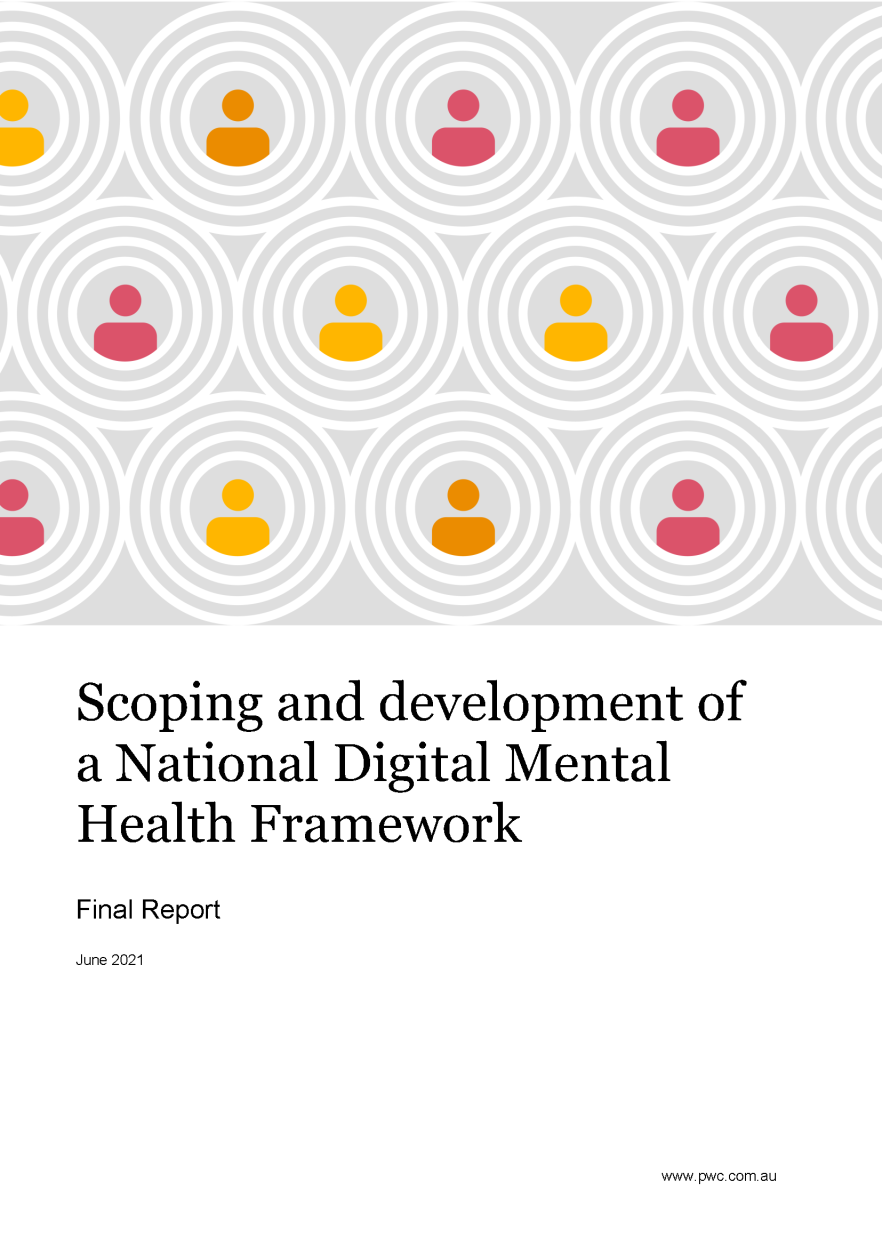 Scoping and development of a National Digital Mental Health Framework