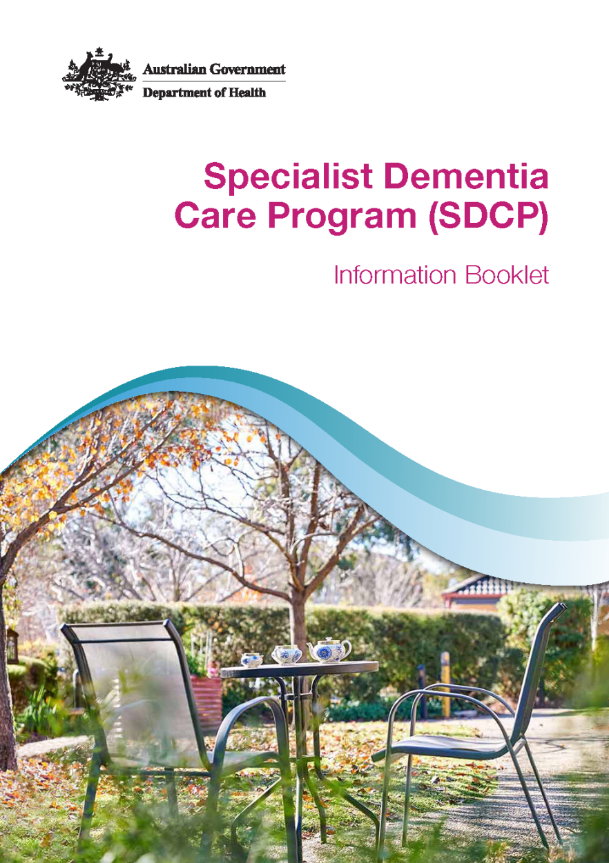 Specialist Dementia Care Program (SDCP) – Information Booklet