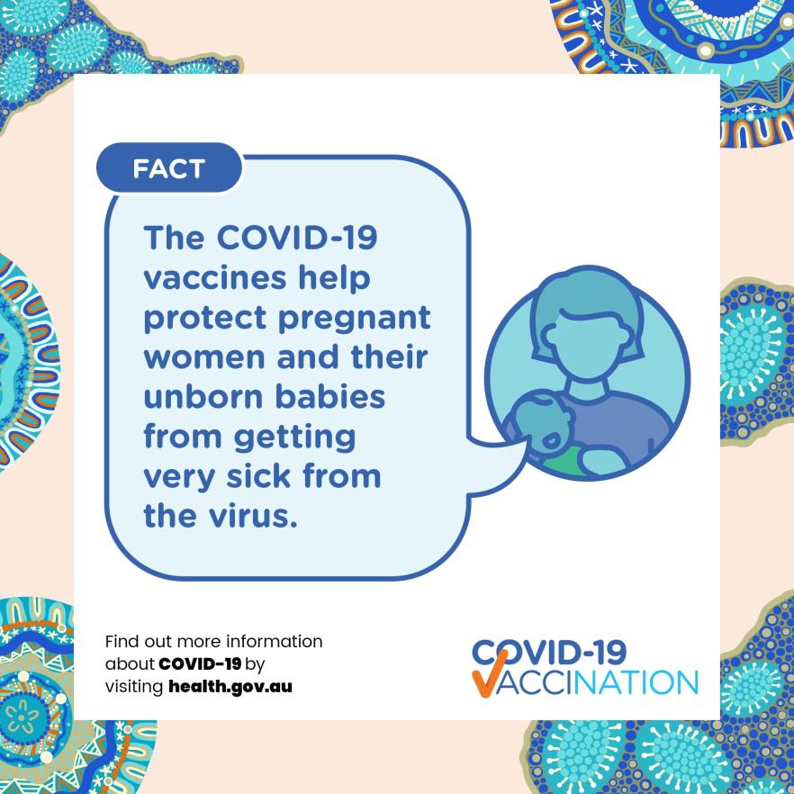 COVID-19 – Social – Pregnancy and COVID-19 vaccines (Aboriginal and Torres Strait Islander people)