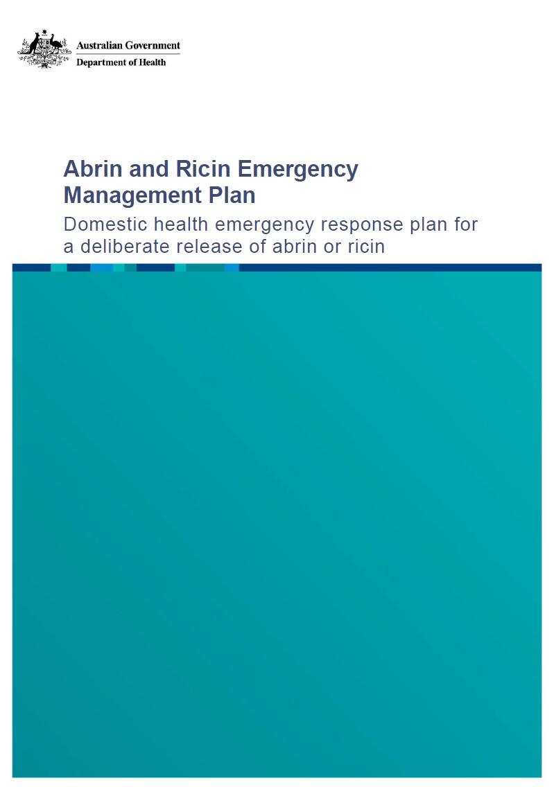 Abrin and Ricin Emergency Management Plan