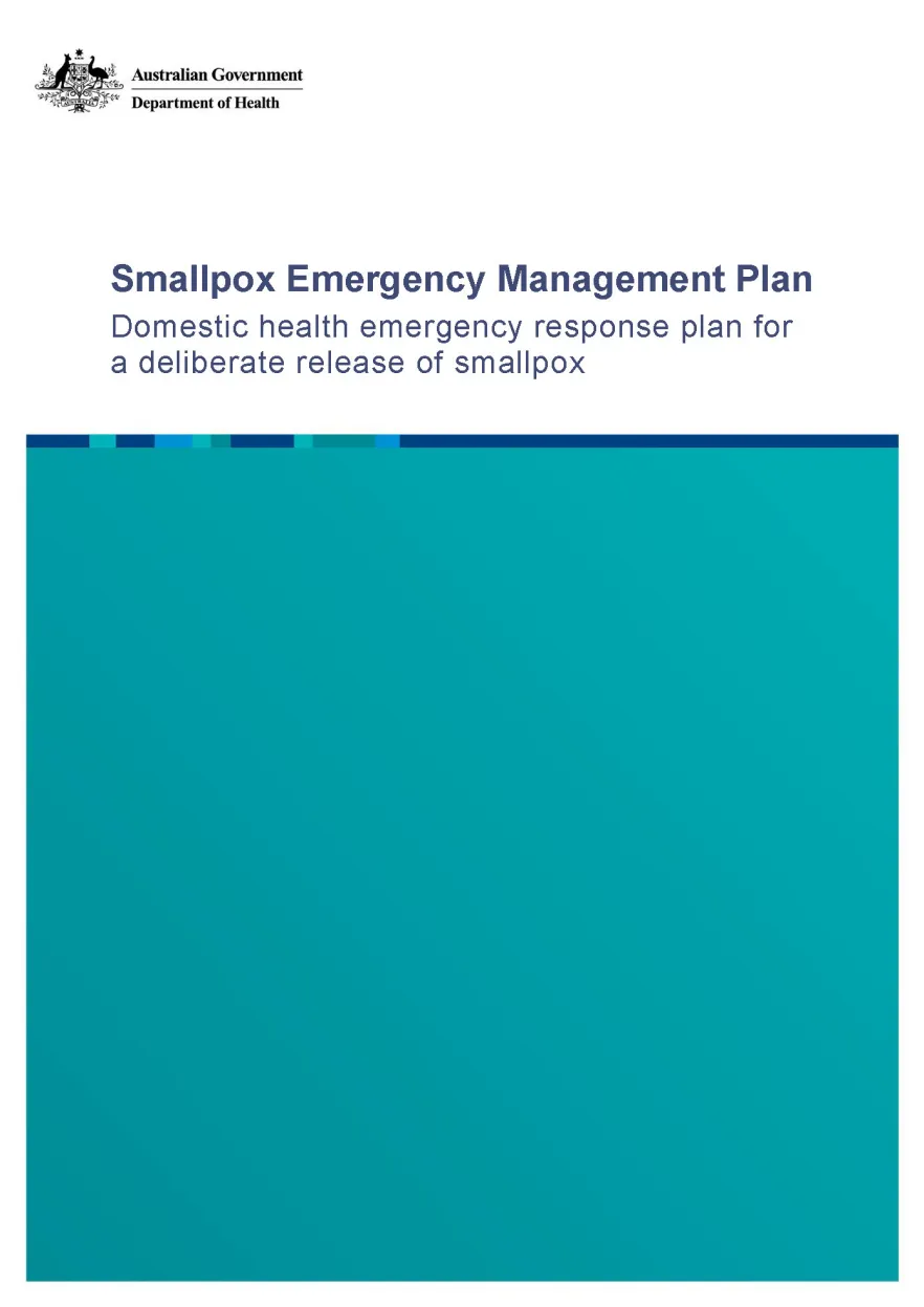 Smallpox Emergency Management Plan