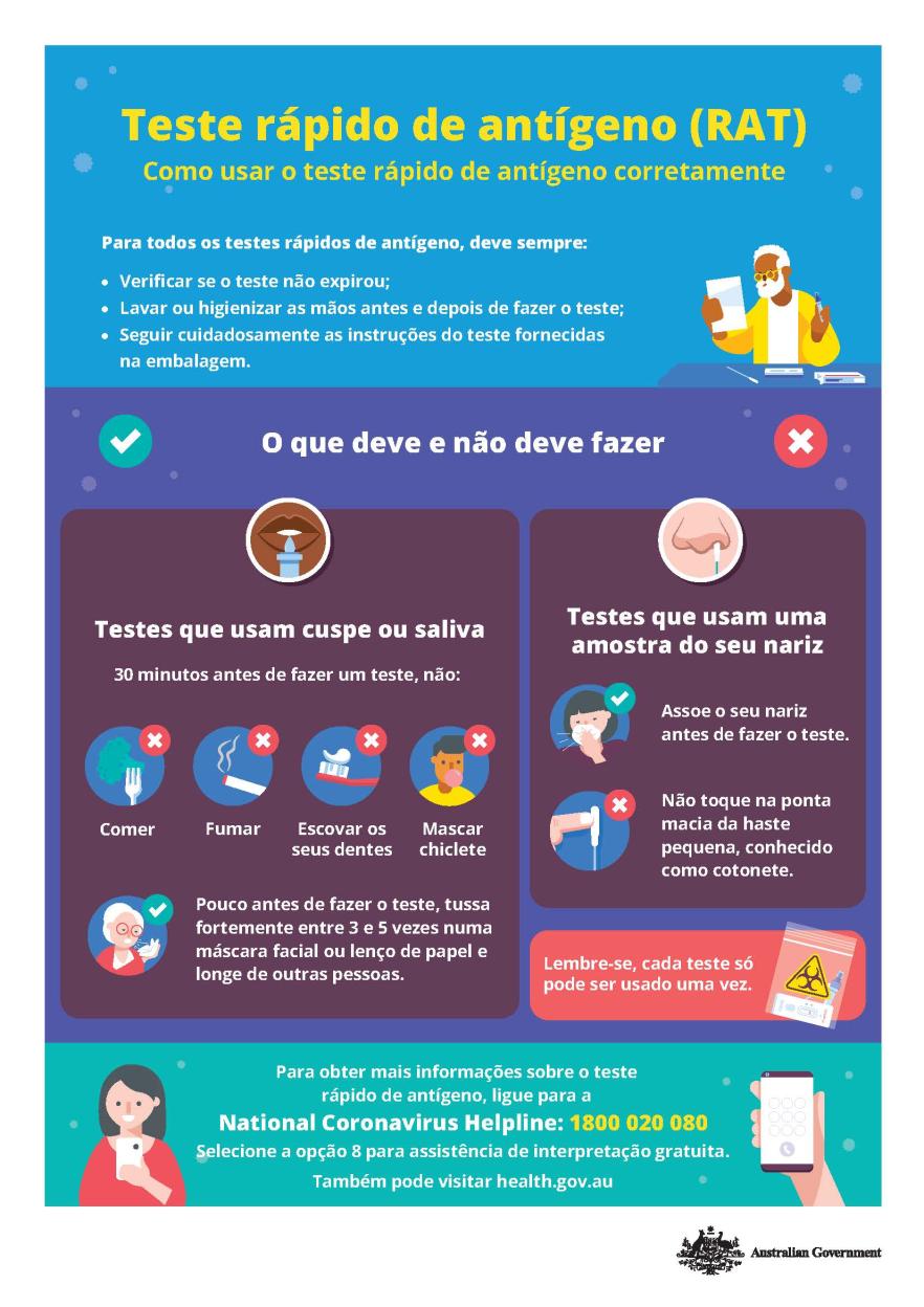 Como usar o teste rápido de antígeno corretamente