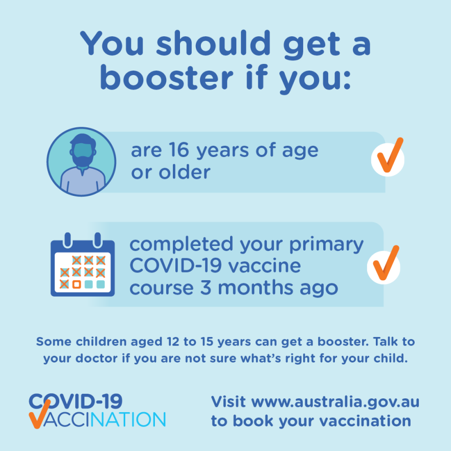 COVID-19 vaccination – Social – When should I get my COVID-19 vaccine booster dose?