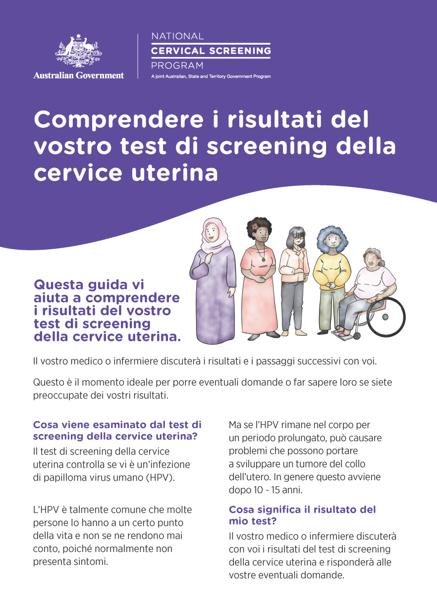 NCSP CALD results guide A4 size Italian
