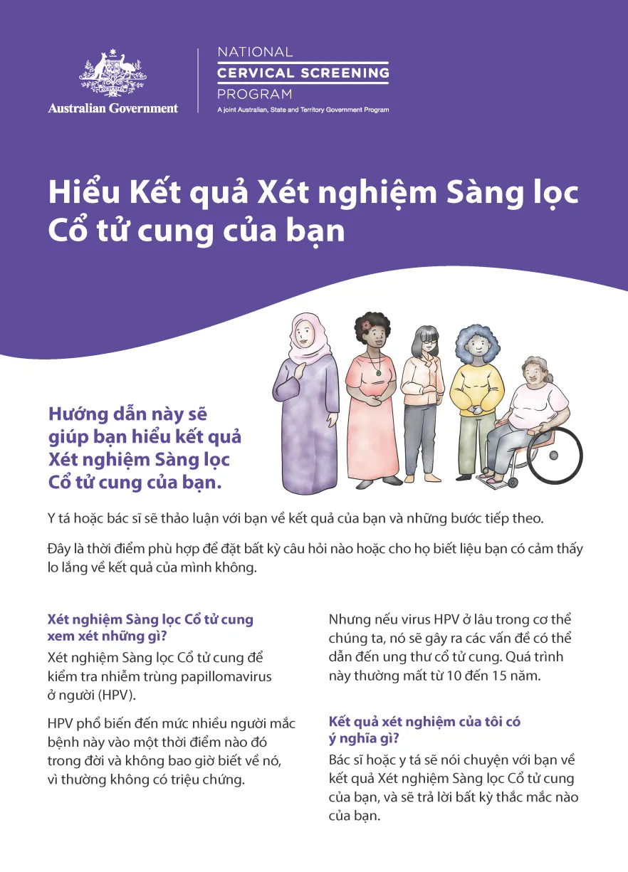 NCSP CALD results guide A4 size Vietnamese