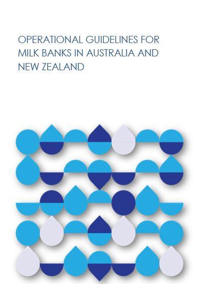Cover for Operational guidelines for milk banks in Australia and New Zealand