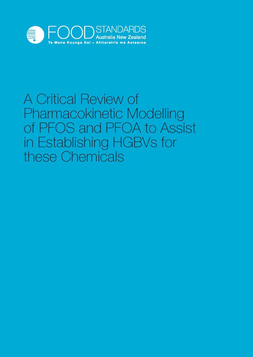 Cover image for Perfluorinated chemicals in food – hazard assessment – critical review of pharmacokinetic modelling