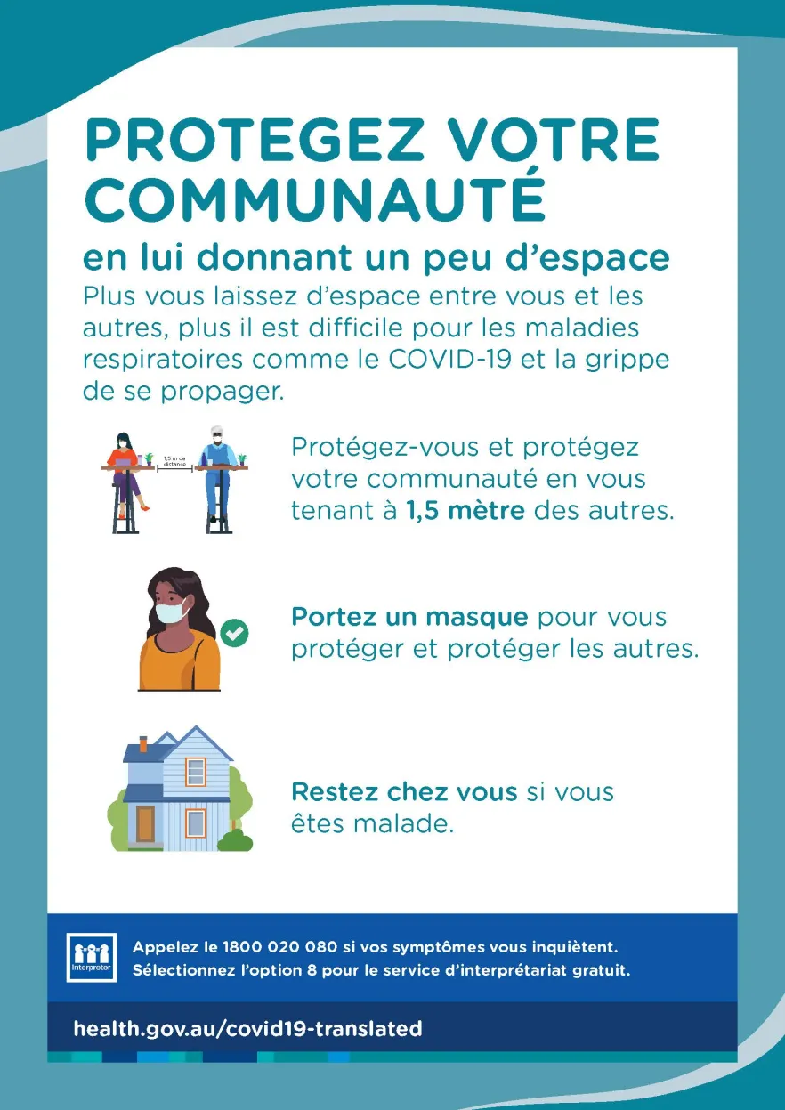 Protégez votre communauté en lui donnant un peu d'espace