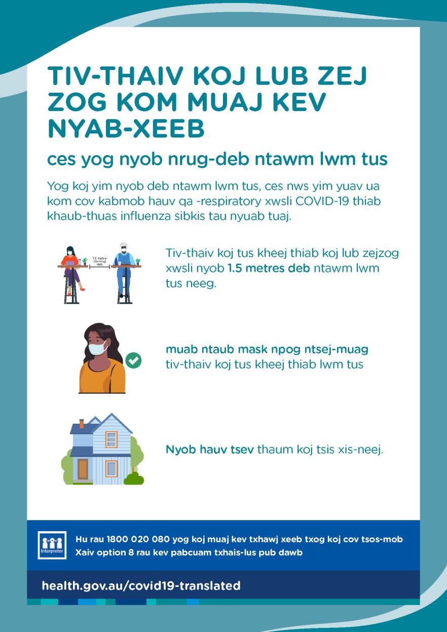 Tiv-thaiv koj lub zejzog kom muaj kev nyab-xeeb, ces yog nyob deb zog ntawm lwm tus