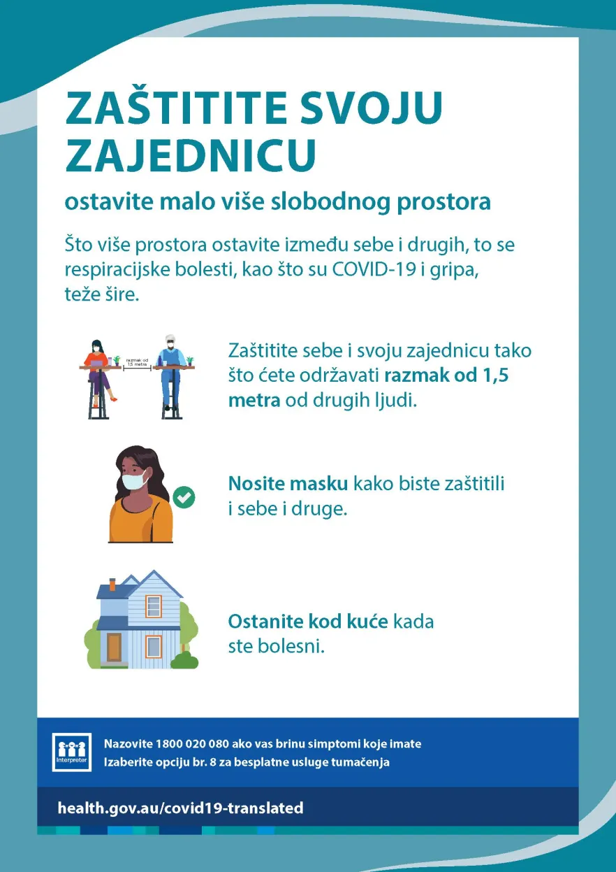 Zaštitite svoju zajednicu, ostavite malo više slobodnog prostora