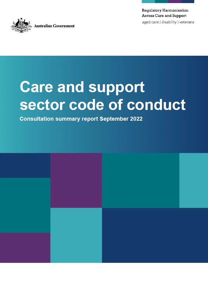 Care and Support Sector Code of Conduct Consultation – Summary Report