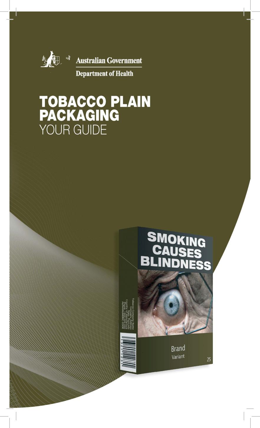 Cover image for Tobacco plain packaging – your guide