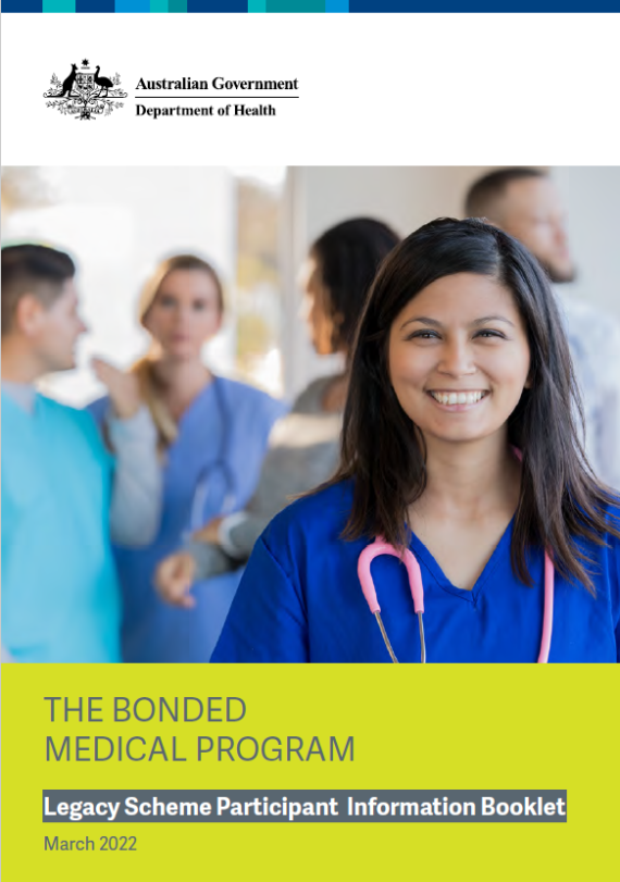 Bonded Medical Program Australian Government Department of Health and