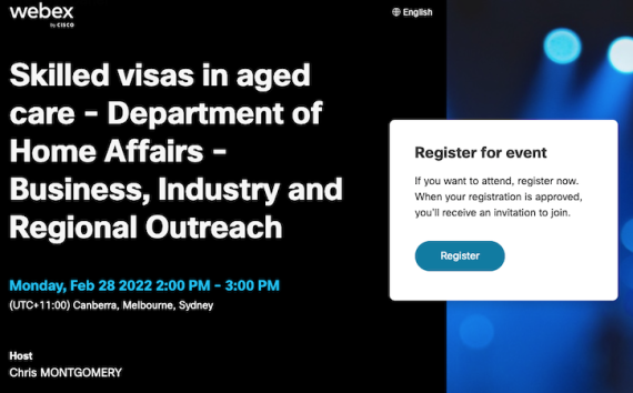 Skilled visa options for aged care providers – Sydney, Melbourne and Brisbane providers