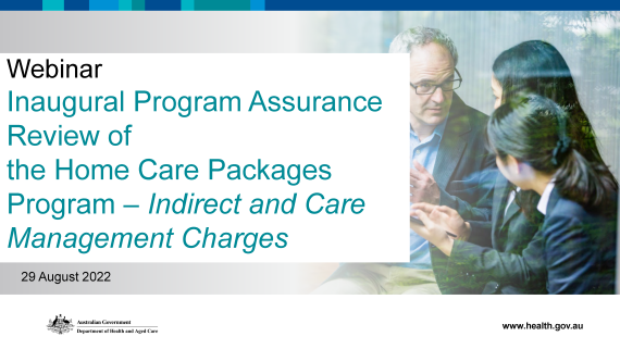 Key findings from the first Home Care Packages Program review