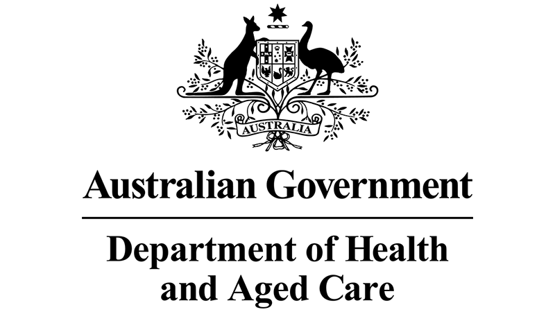 Department of Health and Aged Care logo