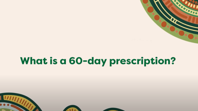 What is a 60-day prescription?