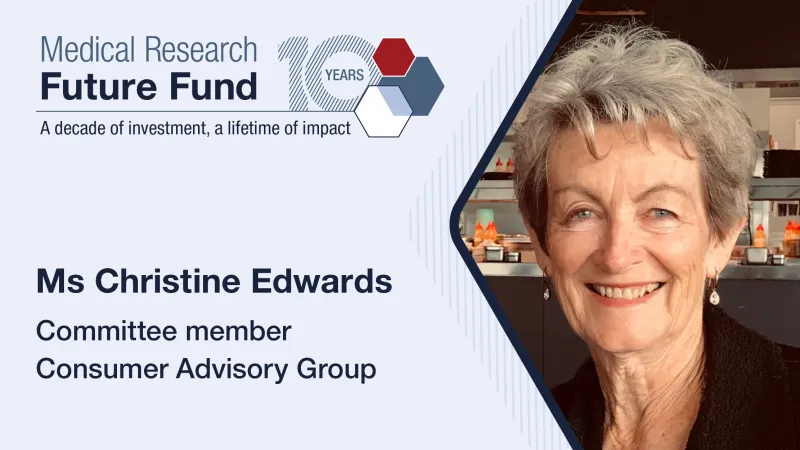 MRFF 10-years Ms Christine Edwards