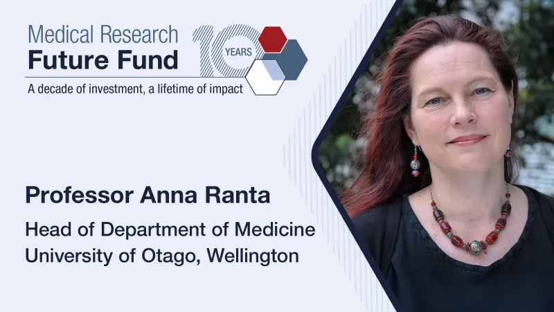 MRFF 10-year Prof Anna Ranta
