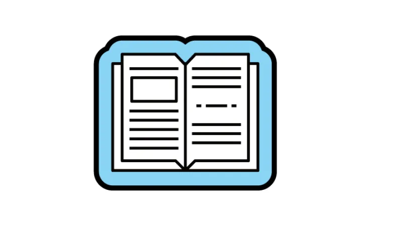 Thumbnail image: Open book 