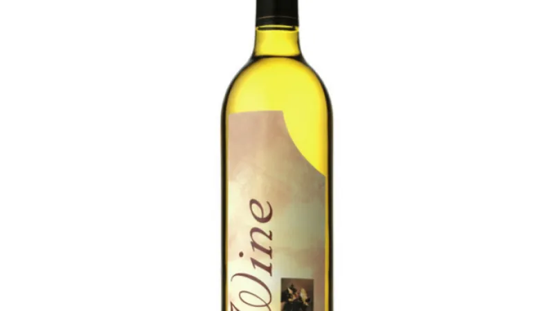 Bottle of white wine