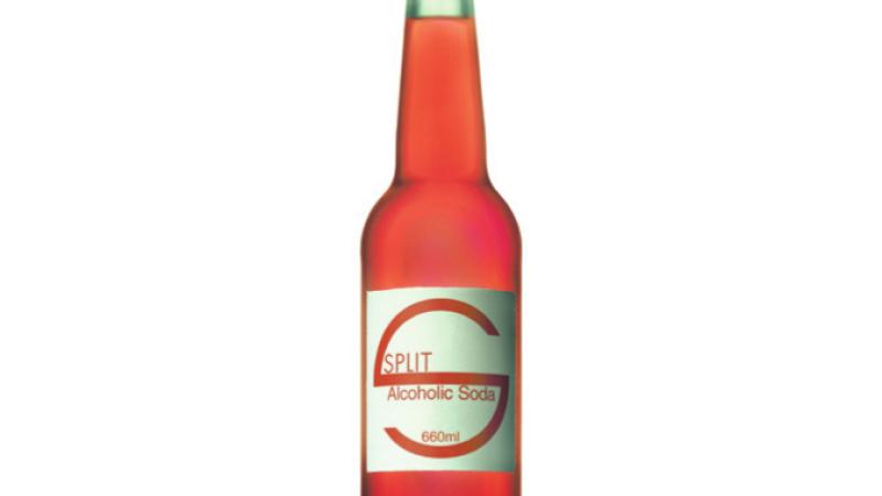 Large bottle of full strength ready to drink alcohol