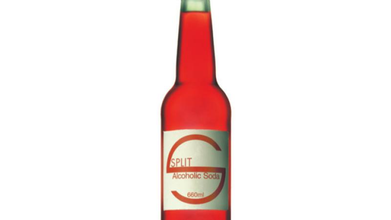 Large bottle of high strength ready to drink alcohol