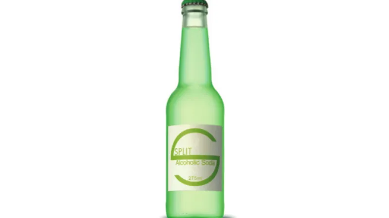 Small bottle of high strength ready to drink alcohol