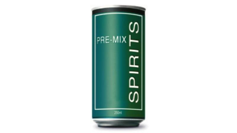 Small can of full strength premix spirits