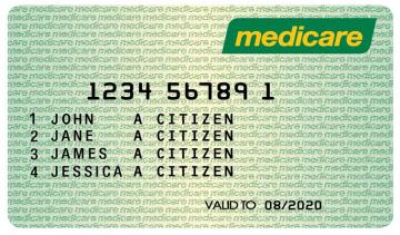 Medicare card