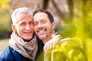 Two male images identifying the LGBTIQA+ communities