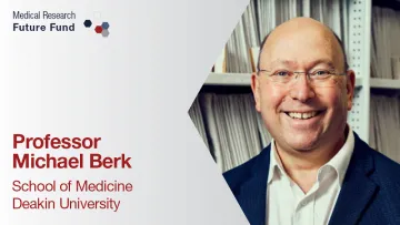 MRFF Project banner Prof Michael Berk