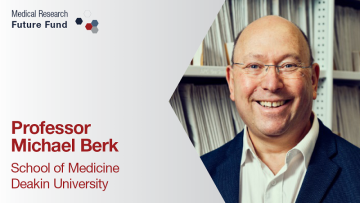 MRFF Project banner Prof Michael Berk