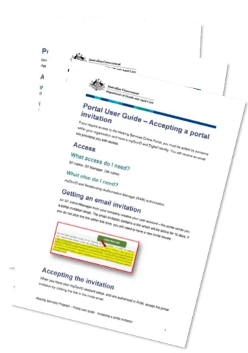 Hearing Services Program portal user guide – Providers