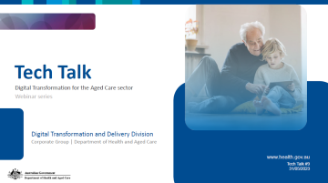Slide presentation – Digital Transformation Tech Talk – 31 May 2023