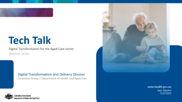Slide presentation – Digital Transformation Tech Talk – 12 July 2023