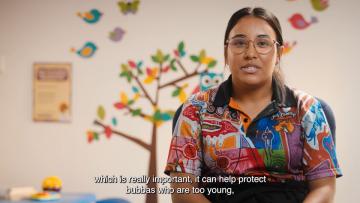 Nurse Tisha explains why childhood immunisations are so important
