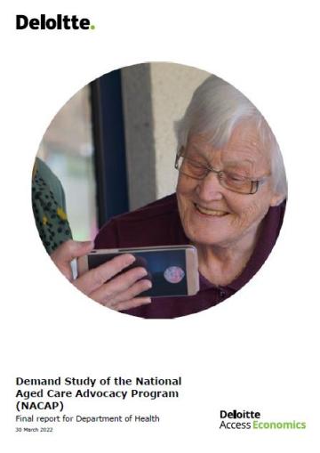 Demand study of the National Aged Care Advocacy Program (NACAP)