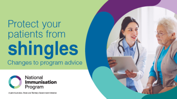 National Immunisation Program – changes to shingles vaccination from 1 November 2023
