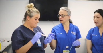 Screenshot of Aged Care Nursing Clinical Placements Program – Flinders University video
