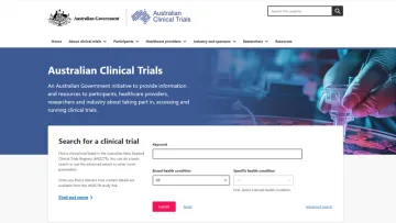 New Australian Clinical Trials website