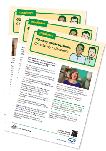 60-day prescriptions – Case studies