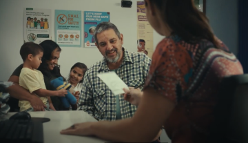 Screenshot from the 60-day prescriptions campaign video – First Nations